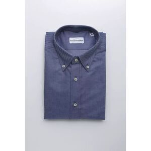 Robert Friedman Blue Cotton Men's Men's Shirt